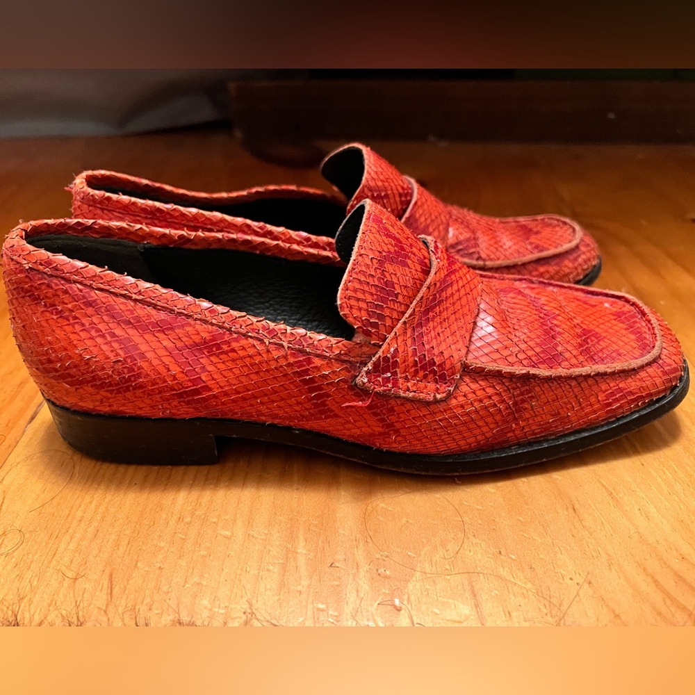 Vic Matie for Aldo Y2K python loafers